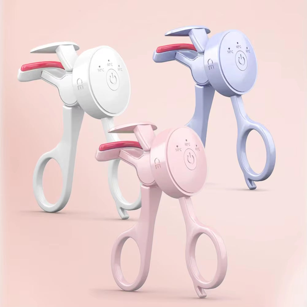 Electric Heated Eyelash Curler for Women,Portable USB Rechargeable Heated Lash Curler with Quick Heat-Up, Anti-Scald Makeup Tool