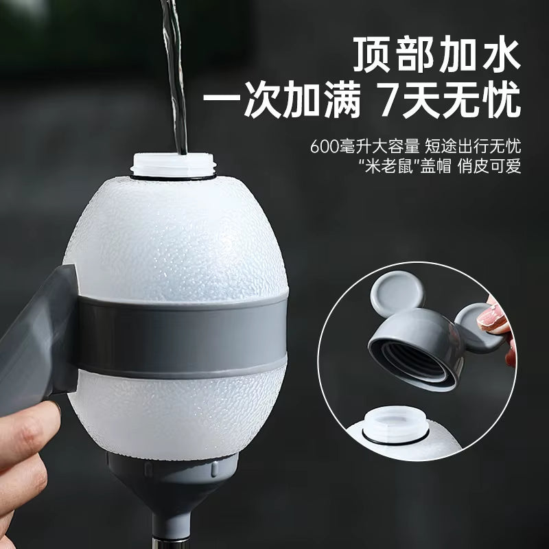 Adjustable Height Pet Water Dispenser Elevated Dog Bowl Licking Ball Automatic Drinking Fountain for Dogs and Cats Home Gift