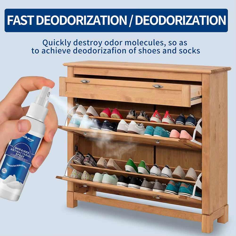 60Ml Antibacterial Spray for Shoe Foot Odor Shoes Stink Freshener Socks Odor Remover Spray Refresh Antiperspirant Health Care