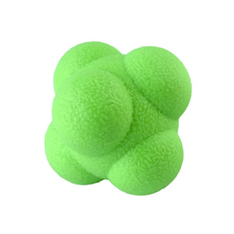 Hexagon Reaction Ball Agility Training Ball for Basketball Football Kids Adult Coordination Reflex Sports Fitness Training Ball