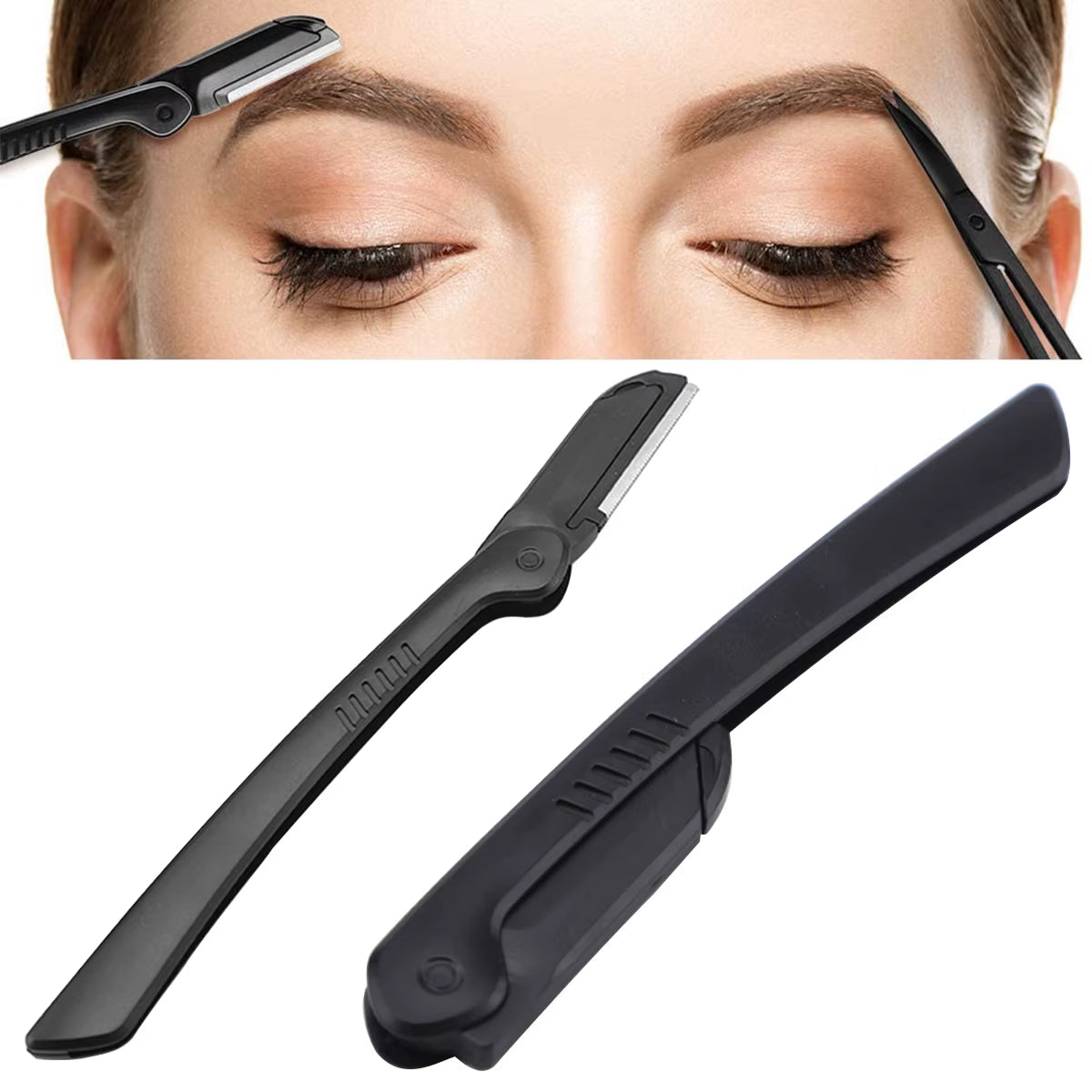 1/5PCS Eyebrow Razor Set Multipurpose Face Razors for Women and Men Dermaplaning Tool Easy to Use Cutter Shaver Blades Makeup To