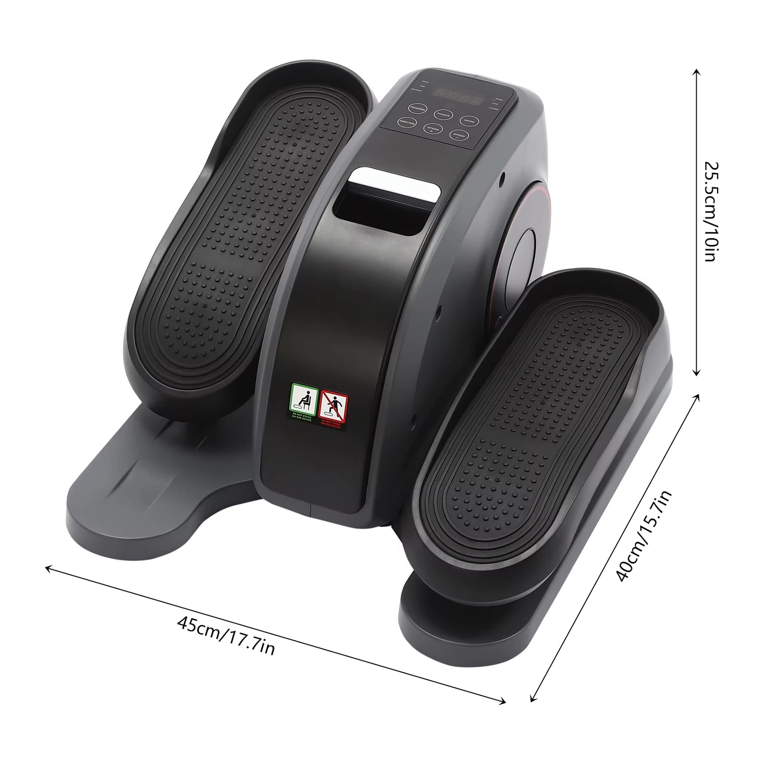 Electric Seated Leg Foot Pedal Exerciser under Desk Leg Machine with Remote Control for Home