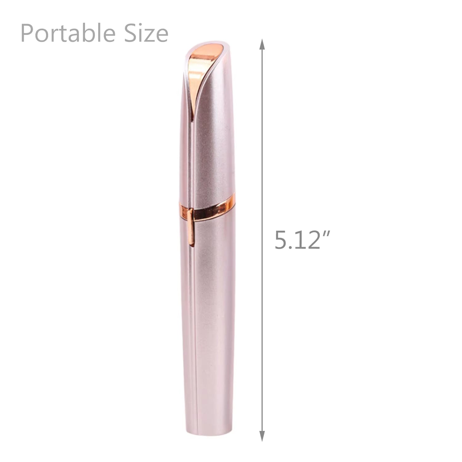 Portable Electric Eyebrow Trimmer Pen for Women, Painless Precision Eyebrow Shaver Razor Blades for Face Hair Removal Tools