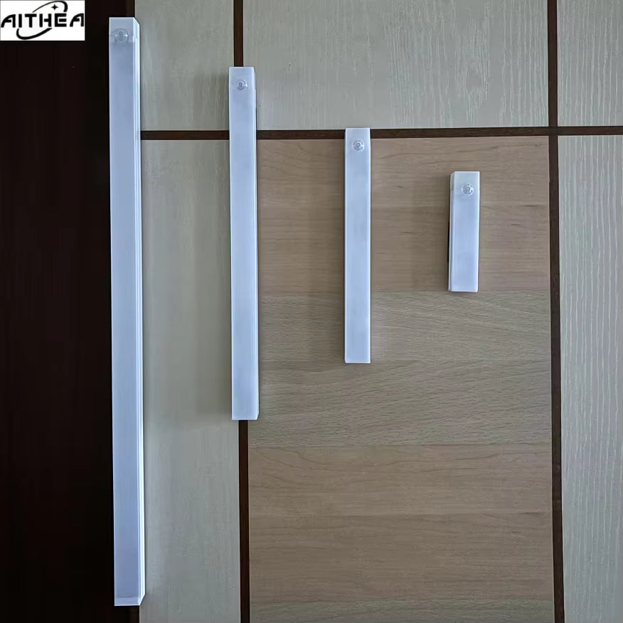 Motion Sensor LED Night Light USB Rechargeable Bedside Lamp Wireless Portable Cabinet Tube Light for Wardrobe Staircase