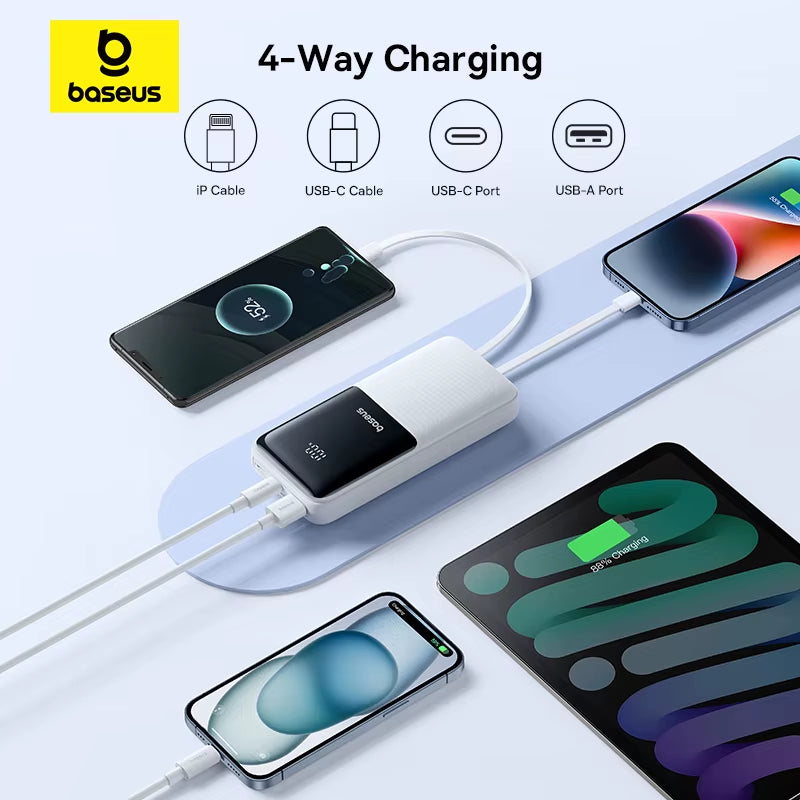Power Bank 20000Mah PD 22.5W Fast Charging Phone External Battery Powerbank Charger for Xiaomi Poco Iphone Samsung Ipad