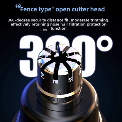Professional Painless Nose Hair Trimmer for Men USB Charging Nose Hair Trimmer with Digital Display Travel-Friendly Grooming Kit
