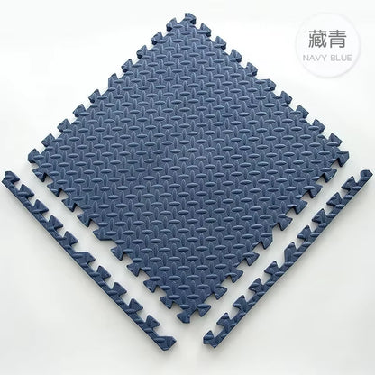 30*30Cm Thicken Sports Gym Mat Protection EVA Leaf Grain Floor Mats Yoga Fitness Non-Slip Splicing Rugs Shock Room