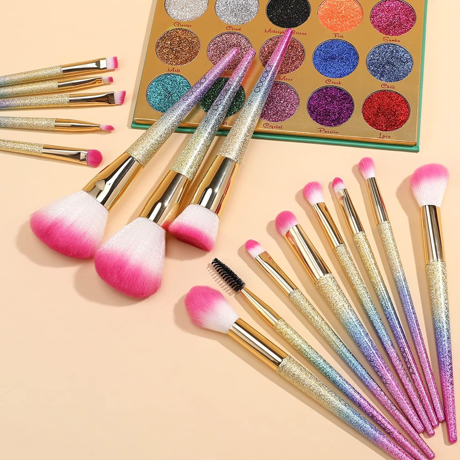 Makeup Brushes Set, Professional Make up Brushes with Gift Box, Foundation Eyebrow Concealer Eyeshadow Bronzer Blush Contour Powder Eyeline Lip Makeup Brush Set