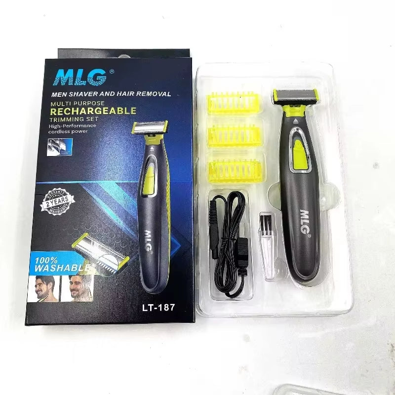 Electric Shaver for Men and Women Portable Full Body Trimmer USB T Shaped Blade Razor for Beard Armpit for Washable