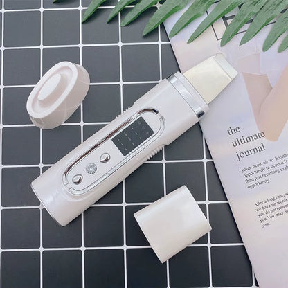 Ultrasonic Skin Scrubber Electric Facial Cleansing Pore Deep Cleanser Acne Blackhead Remover Peeling Shovel Device Beautymachine