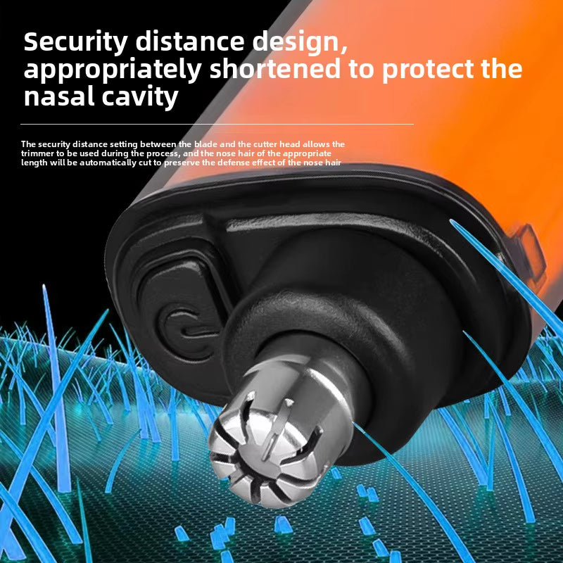 Professional Painless Nose Hair Trimmer for Men USB Charging Nose Hair Trimmer with Digital Display Travel-Friendly Grooming Kit
