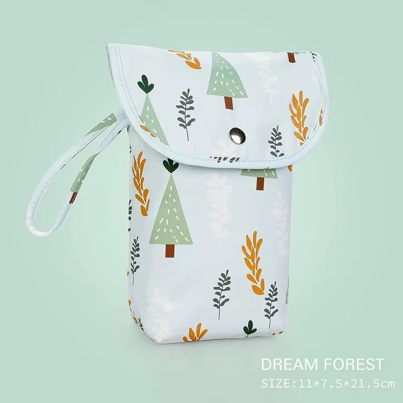 Baby Diaper Bag Waterproof Wet Dry Pack Mummy Storage Pouch Nappy Organizer Insert Tote Purse Travel Stroller Carry Bag