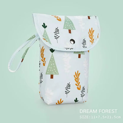 Baby Diaper Bag Waterproof Wet Dry Pack Mummy Storage Pouch Nappy Organizer Insert Tote Purse Travel Stroller Carry Bag