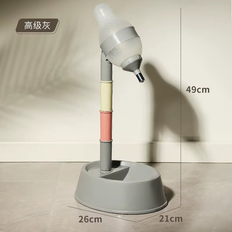 Adjustable Height Pet Water Dispenser Elevated Dog Bowl Licking Ball Automatic Drinking Fountain for Dogs and Cats Home Gift