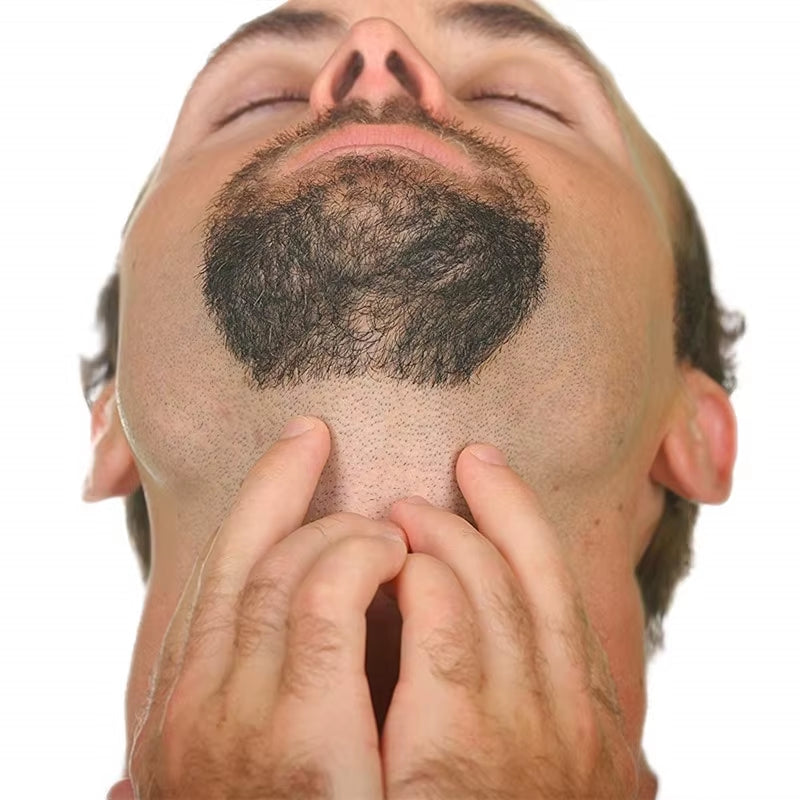 1Pcs Goatee Shaving Template Shaping Edge up Tool for Goatee Trimming Lineup Beard Grooming Kit for Men Barber Supplies