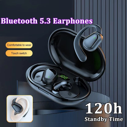 Bluetooth 5.3 Headphones Ear Hook Earphones Wireless Earphones Hifi Stereo Waterproof Headset Noise Reduction Earbuds for Xiaomi
