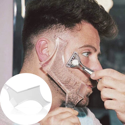 Men Beard Styling Template Stencil Beard Comb Men Beard Shaping Tool Modeling Ruler Shaping Styling Trimming Moustache Barber