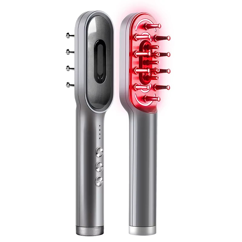 KSKIN LED Red Light Therapy Electric Massage Comb Hair Growth Applicator Anti-Hair Loss Head Massage Hair Brush Scalp Treatment