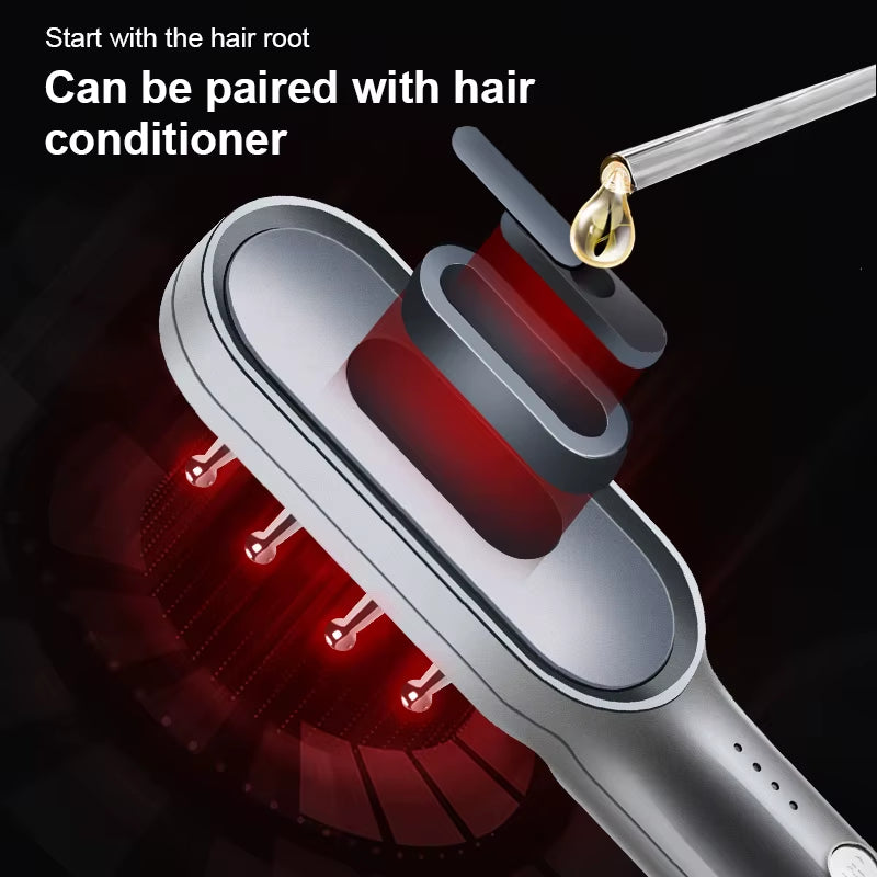 KSKIN LED Red Light Therapy Electric Massage Comb Hair Growth Applicator Anti-Hair Loss Head Massage Hair Brush Scalp Treatment