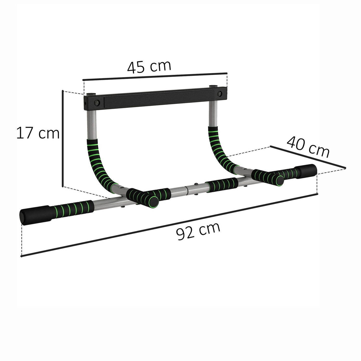 Pull-Up Bar Indoor Home Fitness Doorway Horizontal Bar Gym Upper Body Workout