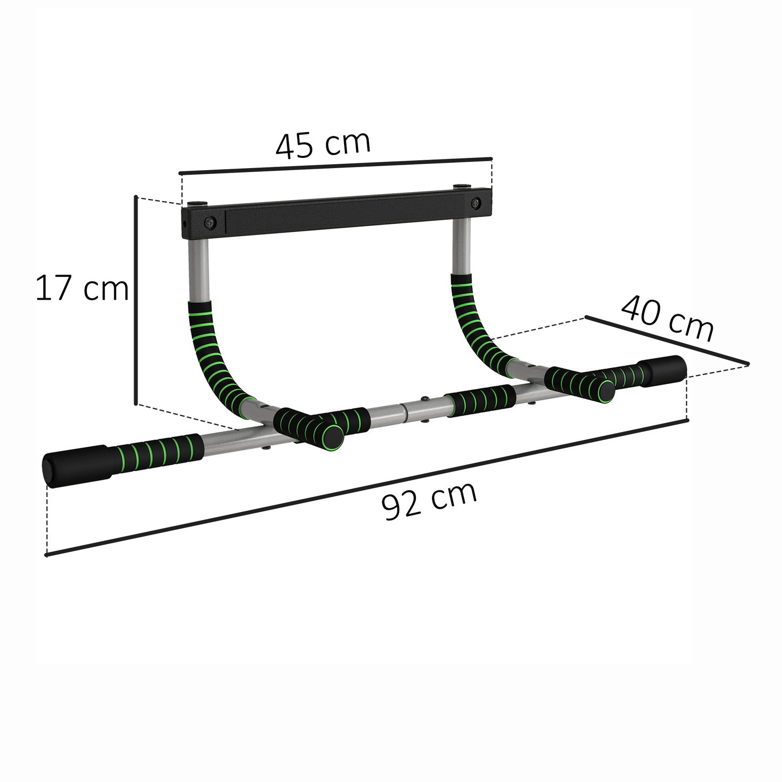 Pull-Up Bar Indoor Home Fitness Doorway Horizontal Bar Gym Upper Body Workout
