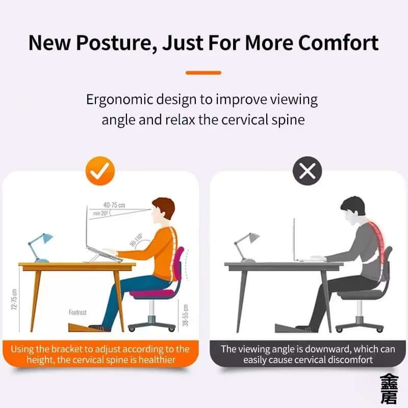 Portable Foldable Computer Monitor Stand, Adjustable Laptop Stand, Suitable for Small-Sized Tablet Dock Accessories
