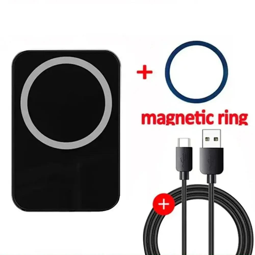 15W Magnetic Car Wireless Charger Macsafe for Iphone 17- 12 Pro Max Mini Air Vent Car Phone Holder Stand Fast Car Charging