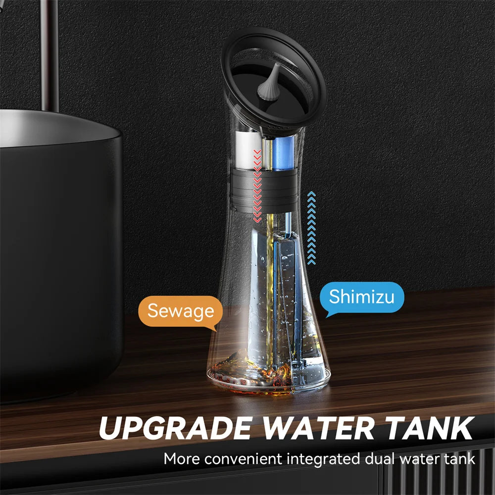 Electric Ear Wax Removal System Water Powered Ear Cleaning Tool with Irrigation Flusher 3 Pressure Settings Safe &amp; Effective