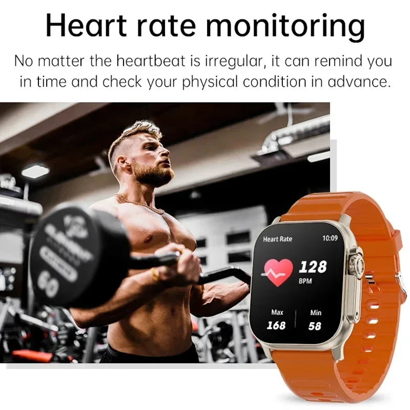 Smartwatch Bluetooth Talk Smartwatch Message Alert Heart Rate Monitor Sports Watch for Android IOS Men Women