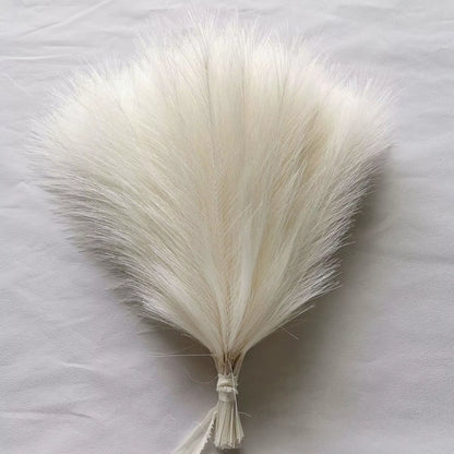 10Pcs Pampas Grass Reed Artificial Plants Hot Sale Home Outdoor Garden Wedding Bridal Bouquets DIY Festival Scrapbook Decoration