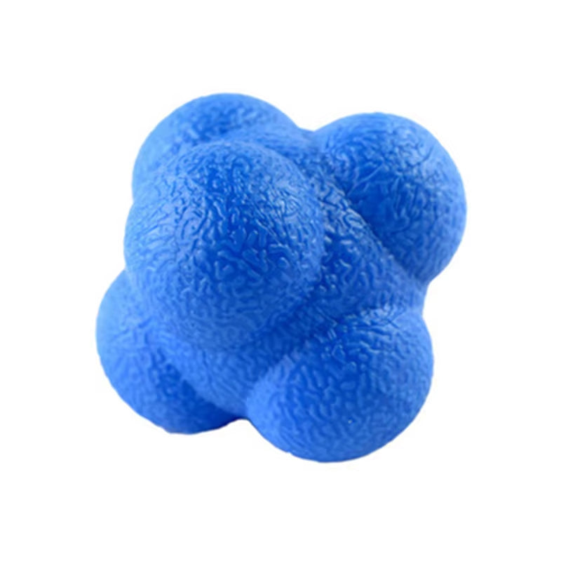 Hexagon Reaction Ball Agility Training Ball for Basketball Football Kids Adult Coordination Reflex Sports Fitness Training Ball