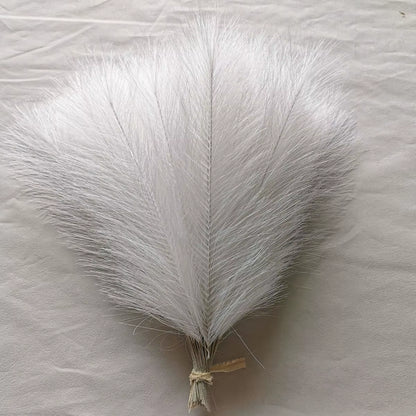 10Pcs Pampas Grass Reed Artificial Plants Hot Sale Home Outdoor Garden Wedding Bridal Bouquets DIY Festival Scrapbook Decoration