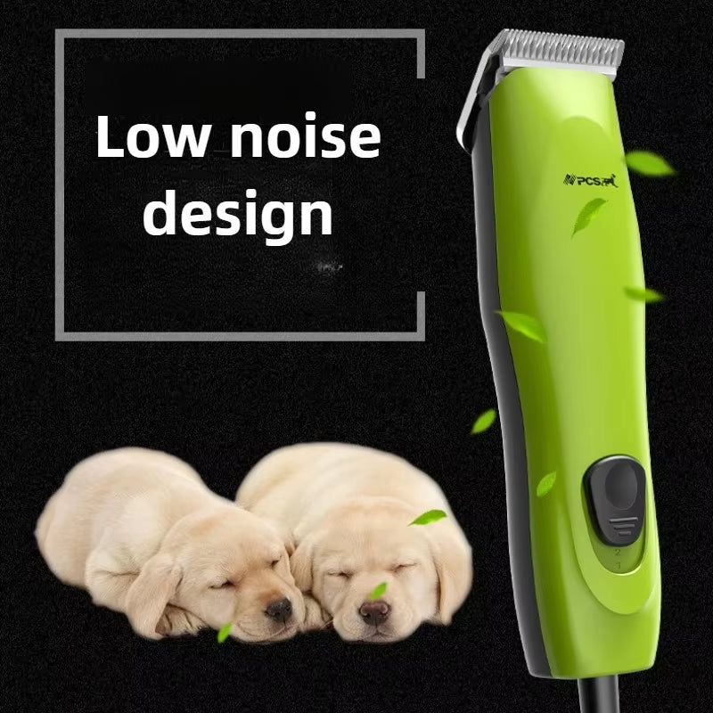 Professional Wired Electric Clipper with Two Levels of Adjustment for Dogs Low-Noise Pet Shaver Dog Pusher Pet Hair Trimmer