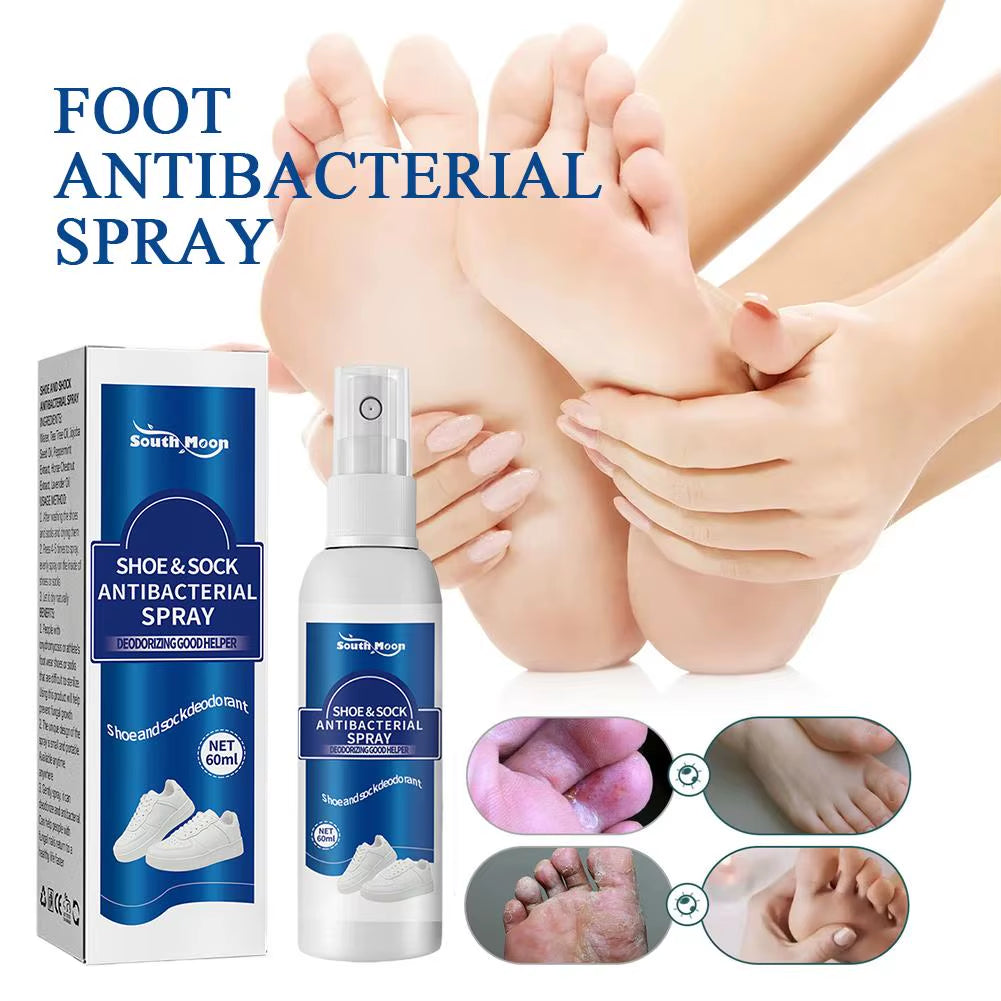 60Ml Antibacterial Spray for Shoe Foot Odor Shoes Stink Freshener Socks Odor Remover Spray Refresh Antiperspirant Health Care