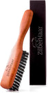 Beard Brush Pure Boar Bristles Natural Firm Hog Hair and Pearwood Works with All Beard Balms and Beard Oils Exfoliates Skin Helps Softening and Conditioning Itchy Beards Great for Travel